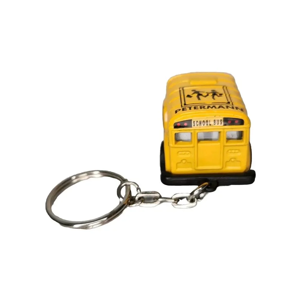 SCHOOL BUS KEYCHAIN -  Adorable Diecast Metal Bus! New